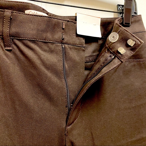 Coldwater Creek cotton stretch bootcut pants - Picture 3 of 8